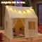Kids Play Tent Playhouse with Glow Stars and Mat for Children’s Playtime